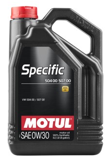 Масло моторное Specific 504 00 507 00 0W30 5л MOTUL 107050