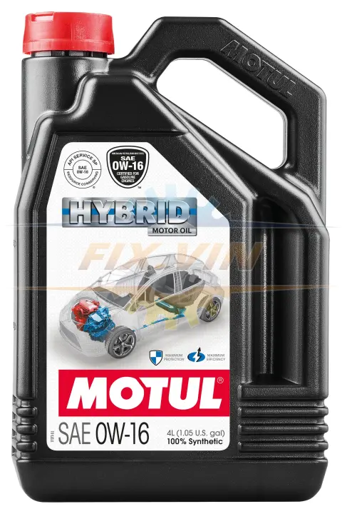 Масло моторное Hybrid 0W-16 4л MOTUL 107154 (фото 1)