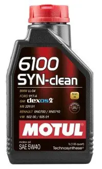 Олива моторна 6100 SYN-clean 5W-40 1л MOTUL 107941