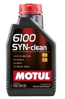 Олива моторна 6100 SYN-clean 5W-30 1л MOTUL 107947