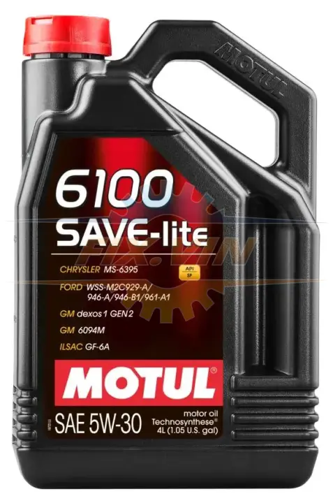 Олива моторна 6100 Save-Lite 5W-30 4л MOTUL 107957 (фото 1)