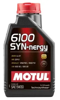 Олива моторна 6100 Syn-Nergy 5W30 1л MOTUL 107970