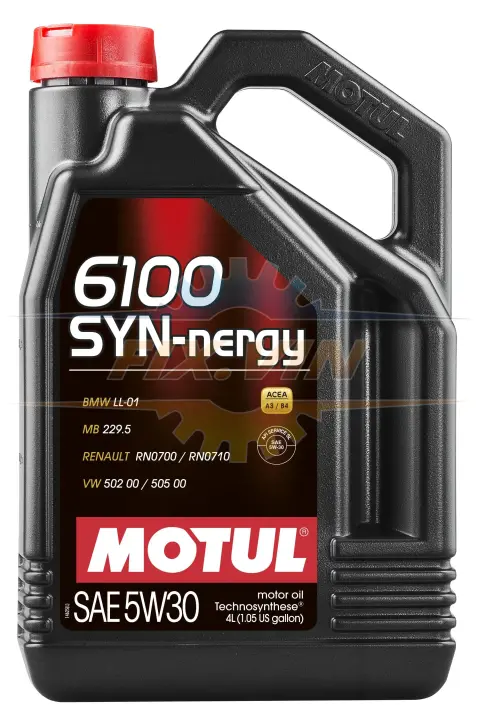 Олива моторна 6100 Syn-Nergy 5W30 4л MOTUL 107971 (фото 1)