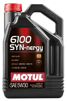 Олива моторна 6100 Syn-Nergy 5W30 4л MOTUL 107971