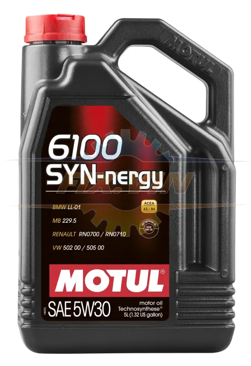 Масло моторное 6100 Syn-Nergy 5W30 5л MOTUL 107972 (фото 1)