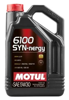 Олива моторна 6100 Syn-Nergy 5W30 5л MOTUL 107972