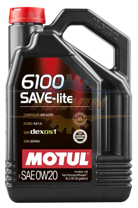 Олива моторна 6100 SAVE-lite 0W-20 4л MOTUL 108004 (фото 1)