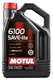 Олива моторна 6100 Save-Lite 5W-20 4л MOTUL 108030