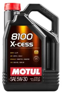 Олива моторна 8100 X-Cess 5W30 4л MOTUL 108945