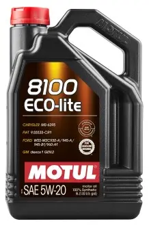 Олива моторна 8100 Eco-Lite 5W20 5л MOTUL 109104