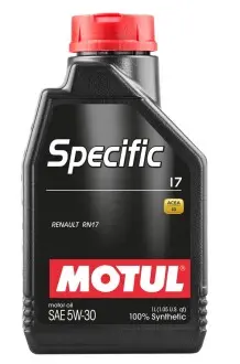 Олива моторна Specific 17 5W30 1л MOTUL 109840 (фото 1)