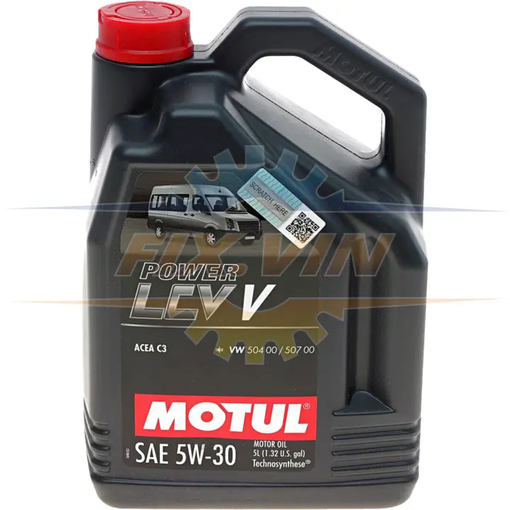 Олива POWER LCV V 5W-30, 5л. MOTUL 109907 (фото 1)