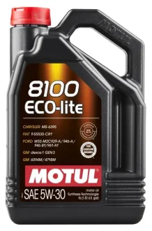 Масло моторное 8100 Eco-lite 5W30 5L MOTUL 110051