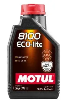 Моторное масло 8100 ECO-lite 0W-16 1л MOTUL 110376