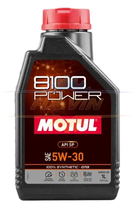 Олива моторна 8100 Power 5W-30 1л MOTUL 111800 (фото 1)