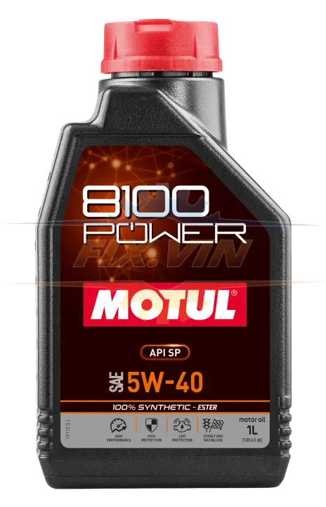 Олива моторна Power 5W-40 1л MOTUL 111808 (фото 1)