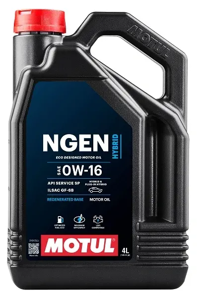 Масло моторное Ngen Hybrid 0W-16 4л MOTUL 111887 (фото 1)