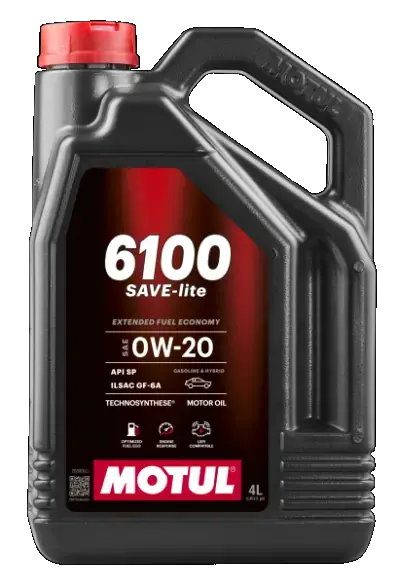Олива Motul 6100 SAVE-LITE 0W-20 Technosynthese, 4л. MOTUL 113136 (фото 1)