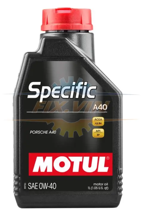 Олива моторна Specific A40 0W-40 1л MOTUL 348301 / 112074 (фото 1)