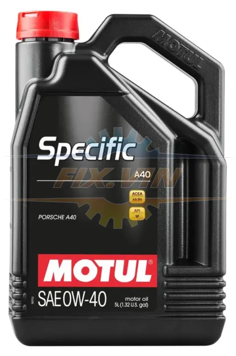 Олива моторна Specific A40 0W-40 5л MOTUL 348306 / 112075 (фото 1)