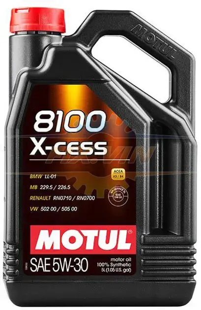 Олива моторна 8100 X-Cess 5W40 4л MOTUL 368207 / 104256 (фото 1)