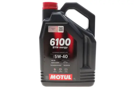 Олива 5W40 Syn-nergy 6100 (5L) MOTUL 368451