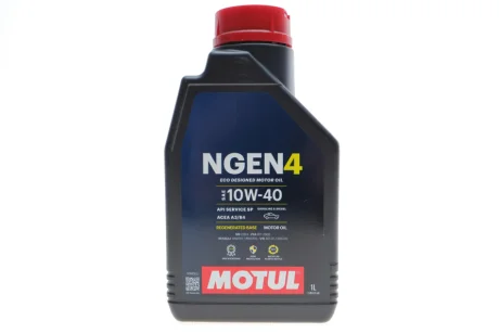 Олива моторна синтетична д/авто NGEN 4 10W40 1L MOTUL 387801