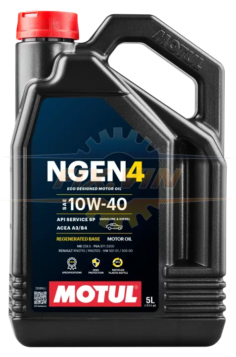 Олива моторна Ngen 4 10W-40 5л MOTUL 387806 (фото 1)