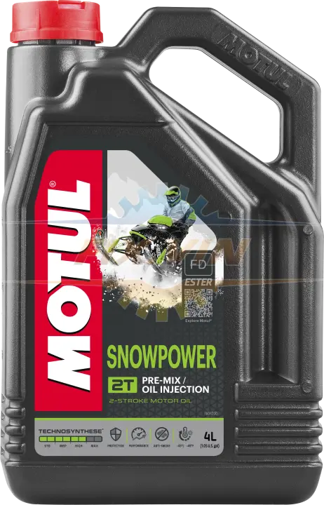 Олива моторна SnowPower 2T 4л MOTUL 812207 (фото 1)