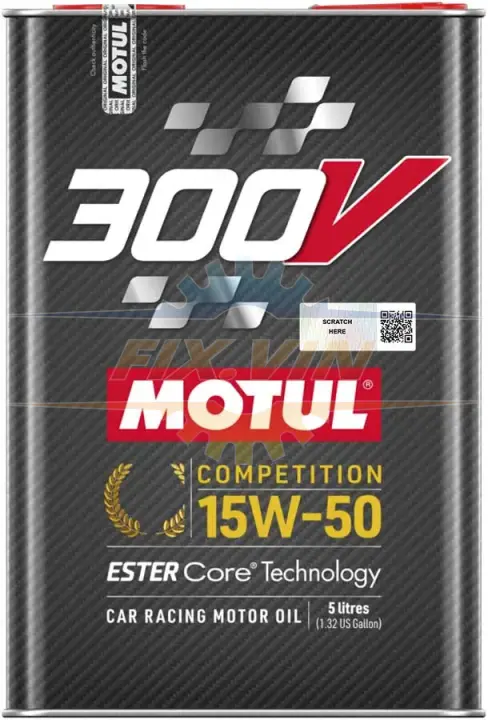 Олива моторна 300V Competition 15W-50 5л MOTUL 825751 / 103920 (фото 1)
