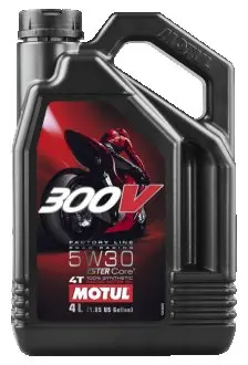 Масло моторное 300V Factory Line Road 5W-40 4T 4л MOTUL 836041