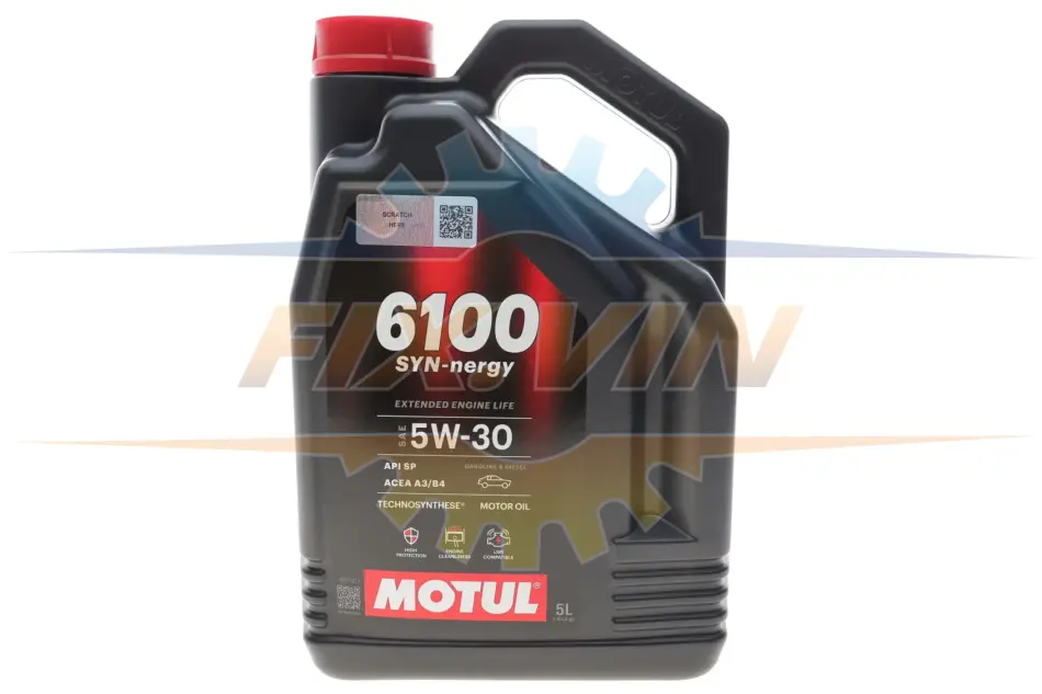 Олива моторна Technosynthese д/авто 6100 Syn-nergy SAE 5W30 (5L) MOTUL 838451 (фото 1)