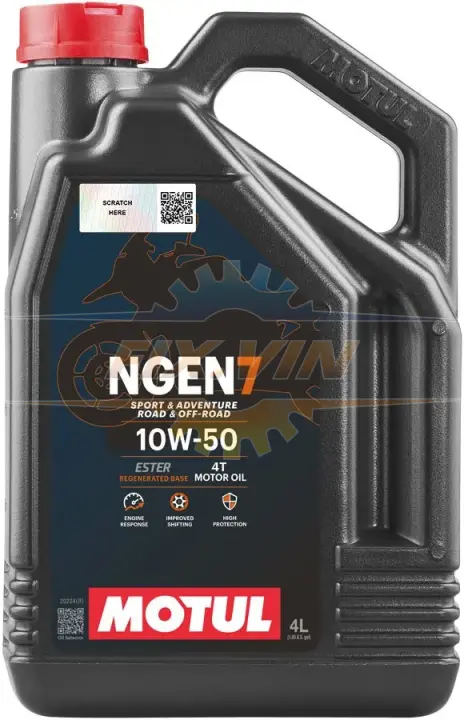 Олива моторна Ngen 7 SAE 10W50 4л MOTUL 839741 / 111823 (фото 1)
