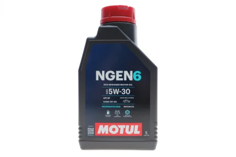 Олива моторна синтетична д/авто NGEN 6 5W30 1L MOTUL 839811