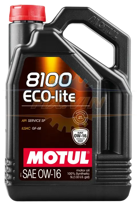 Моторное масло 8100 ECO-lite 0W-16 5л MOTUL 841051 (фото 1)