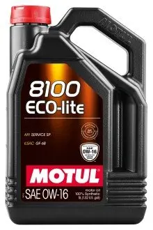 Моторное масло 8100 ECO-lite 0W-16 5л MOTUL 841051