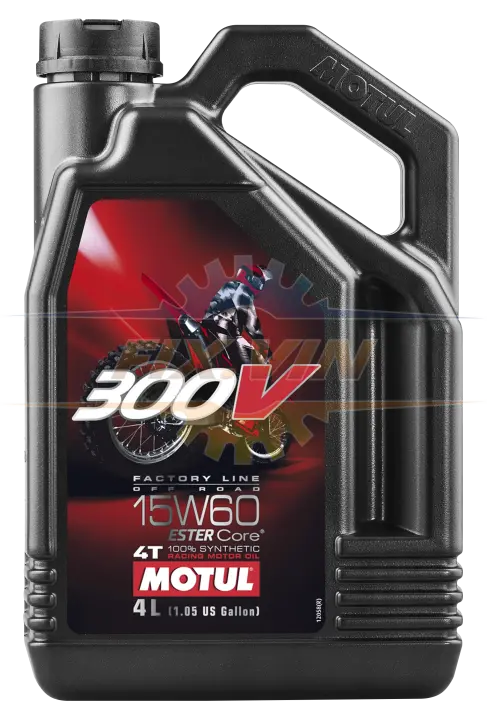 Масло моторное 300V Factiry Line Off Road 15W-60 4л MOTUL 845741 (фото 1)