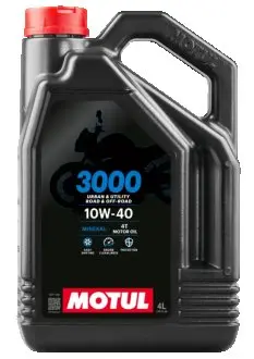 Олива моторна 3000 4Т 10W40 4л MOTUL 846041
