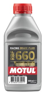 Гальмівна рідина RBF 660 Factory Line 0,5л MOTUL 847205 / 101666