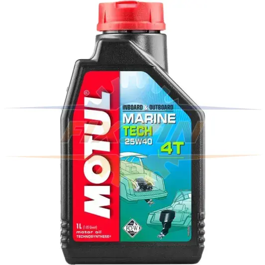 Олива моторна Marine Tech 4T 25W40 1л MOTUL 853111 / 107757 (фото 1)