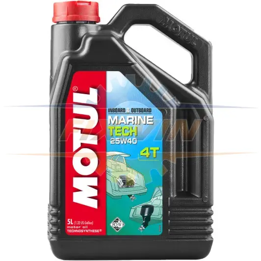 Олива моторна Marine Tech 4T 25W40 5л MOTUL 853151 (фото 1)