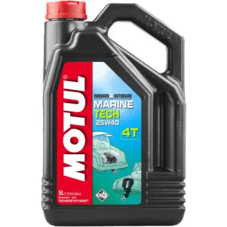 Олива моторна Marine Tech 4T 25W40 5л MOTUL 853151