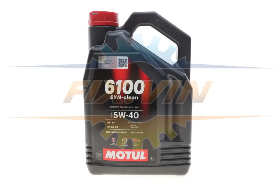 Олива моторна Technosynthese д/авто 6100 Syn-clean 5W40 4L MOTUL 854350 (фото 1)