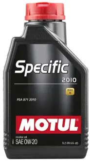Олива моторна Specific 2010 0W20 1л MOTUL 867611 / 112767