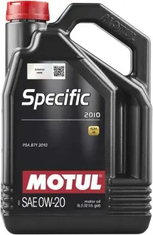 Олива моторна Specific 2010 0W20 5л MOTUL 867651 / 112791