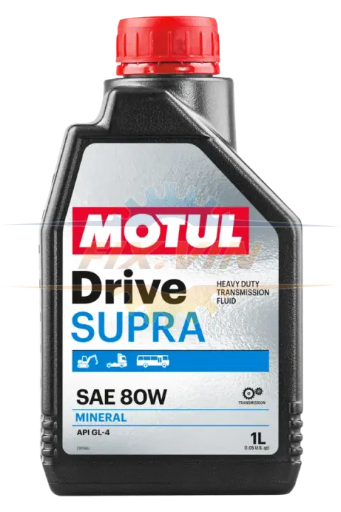 Масло трансмиссионное Drive Supra 80W 1л MOTUL DRIVE SUPRA 80W 1L (фото 1)