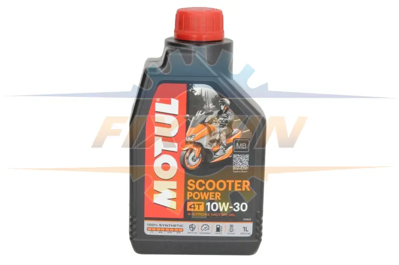 Олива для чотиритактних двигунів Scooter Power 10W30 1л, API SL SM SN SP JASO MB Синтетична MOTUL SCOOTERP 10W30 1L MB (фото 1)