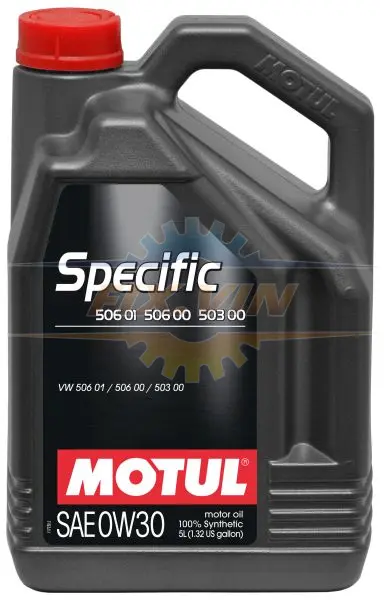 Моторна олива SPECIFIC (5L) 0W30 ACEA A5 B5 VW 503.00 VW 506.00 VW 506.01 MOTUL SPECIFIC 506.01 0W30 5L (фото 1)
