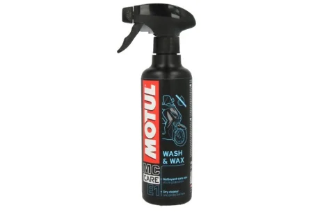 Засіб для догляду WASH&WAX для чищення розпилювач 0,4л MOTUL WASH&WAX E1
