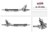 Рульова рейка (з ГПК) Audi A6 97-04 MSG AU215 (фото 1)